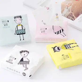 60Pcs/Pack 3 Ply Disposable Facial Paper Tissues Thickened Cute Colorful Cartoon Printing Napkins Portable Sanitary Paper Random
60Pcs/Pack 3 Ply Disposable Facial Paper Tissues Thickened Cute Colorful Cartoon Printing Napkins Portable Sanitary Paper Random