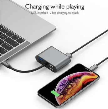 USB C Hub USB-C to HDMI VGA Adapter Thunderbolt 3 Type-C PD TF 3.5MM Reader Slot USB3.0 HUB for MacBookPro Huawei P20 Pro
USB C Hub USB-C to HDMI VGA Adapter Thunderbolt 3 Type-C PD TF 3.5MM Reader Slot USB3.0 HUB for MacBookPro Huawei P20 Pro