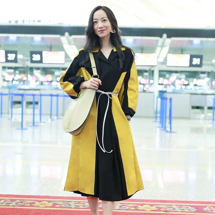 2019 Double-faced Wool Overcoat Stitching Wool Star Wool Korean Version Wool Overcoat Patchwork Adjustable Waist Women Coats
2019 Double-faced Wool Overcoat Stitching Wool Star Wool Korean Version Wool Overcoat Patchwork Adjustable Waist Women Coats
