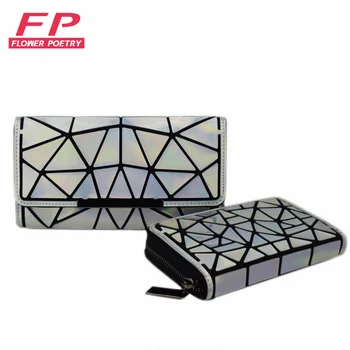 New Women Long Clutch Wallets Purse Geometry Luminous Diamond Lattice Standard Wallets Zipper Female Wallet Card Holder Carteira
New Women Long Clutch Wallets Purse Geometry Luminous Diamond Lattice Standard Wallets Zipper Female Wallet Card Holder Carteira