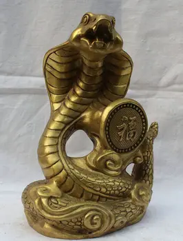Chinese Old Brass Folk Fengshui Fu Rich Wealth Zodiac Year Eye Snake Animal Statue Wealth Statue
Chinese Old Brass Folk Fengshui Fu Rich Wealth Zodiac Year Eye Snake Animal Statue Wealth Statue