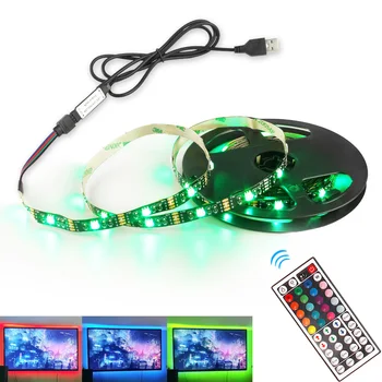 5V USB RGB Led Strip 5050 Bluetooth Remote Controller Flexible Neon LED Lights Strips Tape Lamp 5m For TV Background Lighting PC
5V USB RGB Led Strip 5050 Bluetooth Remote Controller Flexible Neon LED Lights Strips Tape Lamp 5m For TV Background Lighting PC
