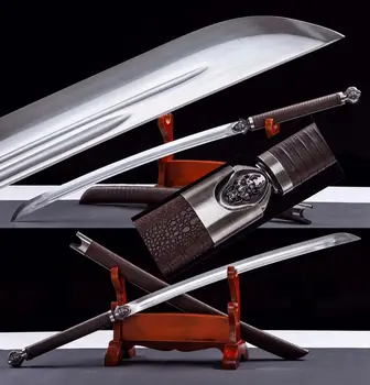 Handmade Sturdy Kung Fu Sword Sharp Manganese Steel Blade Wushu Dao Katana Broadsword Battle Ready Full Tang 
Handmade Sturdy Kung Fu Sword Sharp Manganese Steel Blade Wushu Dao Katana Broadsword Battle Ready Full Tang