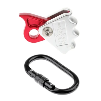 Outdoor Climbing Mountaineering Rope Grab Protecta + O Shape Screw Locking Carabiner for Rappelling Anchoring Rigging Engineer
Outdoor Climbing Mountaineering Rope Grab Protecta + O Shape Screw Locking Carabiner for Rappelling Anchoring Rigging Engineer