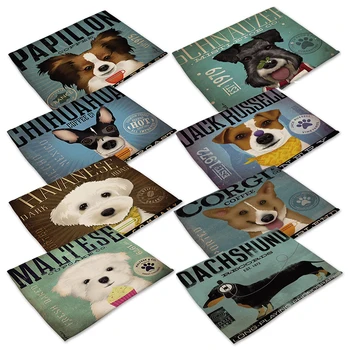 Printed Linen Placemat Place Mat Table Mat Cute Dog Dinner Table Mat Coaster Home Textile Dec Wholesale
Printed Linen Placemat Place Mat Table Mat Cute Dog Dinner Table Mat Coaster Home Textile Dec Wholesale