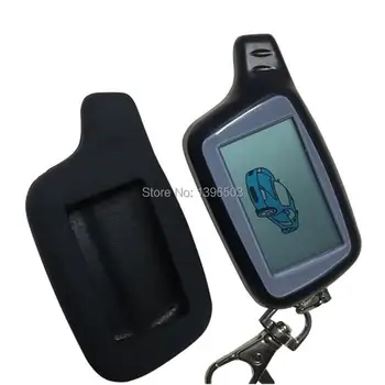 2-way X5 LCD Remote Control Keychain + Silicone Case for Russian Vehicle Security Two way car alarm TOMAHAWK X5 X3 Key Chain Fob
2-way X5 LCD Remote Control Keychain + Silicone Case for Russian Vehicle Security Two way car alarm TOMAHAWK X5 X3 Key Chain Fob