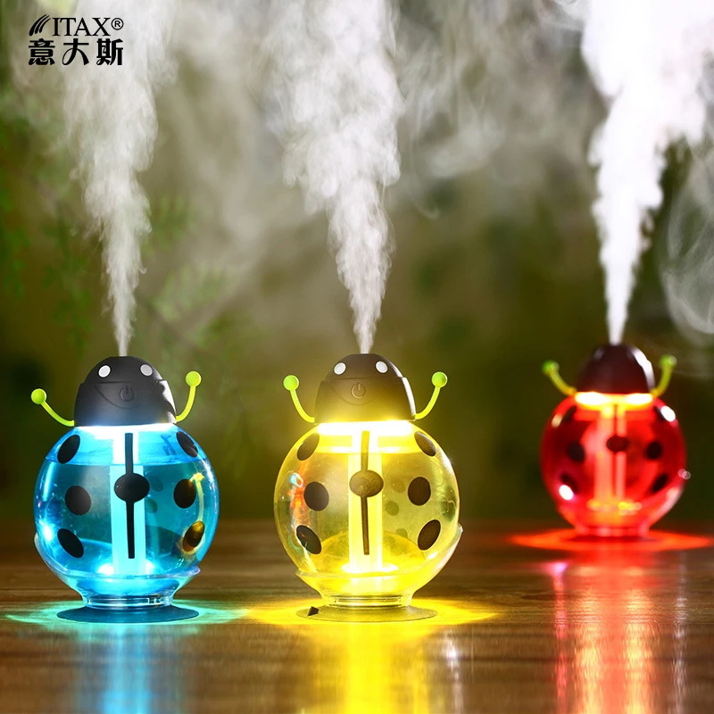 ITAS3321 The night light Humidification office Ladybug car fragrance USB Mini atomization humidifier
ITAS3321 The night light Humidification office Ladybug car fragrance USB Mini atomization humidifier