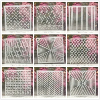 9Pcs/Set 13cm Round Arrow Wavy Geometry Texture DIY Craft Layering Stencils Painting Scrapbooking Stamping Embossing Template
9Pcs/Set 13cm Round Arrow Wavy Geometry Texture DIY Craft Layering Stencils Painting Scrapbooking Stamping Embossing Template