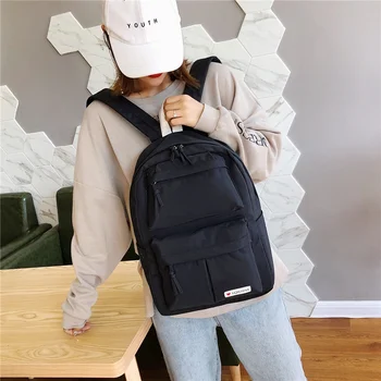 2020 Fashion Backpack Women Nylon Backbag New School Bag For Teenager Girls 15.6 Inch Laptop Shoulder Bag Female Rucksack
2020 Fashion Backpack Women Nylon Backbag New School Bag For Teenager Girls 15.6 Inch Laptop Shoulder Bag Female Rucksack