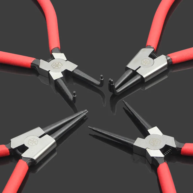 Forceps 4pcs/set Crimping Pliers Used To Spring Installation And Removal Snap Ring Pincers Hand Tool Alicates Ferramenta
Forceps 4pcs/set Crimping Pliers Used To Spring Installation And Removal Snap Ring Pincers Hand Tool Alicates Ferramenta