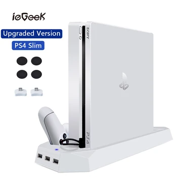 PS4 Slim Ultrathin Charging Heat Sink Cooling Fan Cooler Dual Controller Charger Charging Station Cooling Fan Games Accessories
PS4 Slim Ultrathin Charging Heat Sink Cooling Fan Cooler Dual Controller Charger Charging Station Cooling Fan Games Accessories