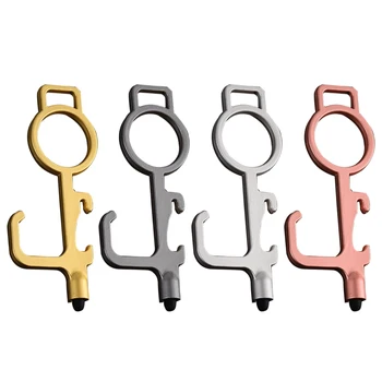 4PCS No Touch Door Opener Tools Multifunctional Manual Clean Keys with Stylus Tips, Keep Hands Clean in Outdoor Public
4PCS No Touch Door Opener Tools Multifunctional Manual Clean Keys with Stylus Tips, Keep Hands Clean in Outdoor Public