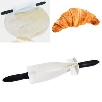 New DIY Croissant Rolling Pin Non-Stick Cutter Cake Dough Croissant Pastry Baking Tools Noodle Biscuit Fondant CakeNM
New DIY Croissant Rolling Pin Non-Stick Cutter Cake Dough Croissant Pastry Baking Tools Noodle Biscuit Fondant CakeNM