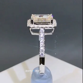 1.5 Carat 18K White Gold Moissanite Diamond Ring Rectangle Princess Emerald Women Wedding Party Engagement Anniversary Ring VVS
1.5 Carat 18K White Gold Moissanite Diamond Ring Rectangle Princess Emerald Women Wedding Party Engagement Anniversary Ring VVS