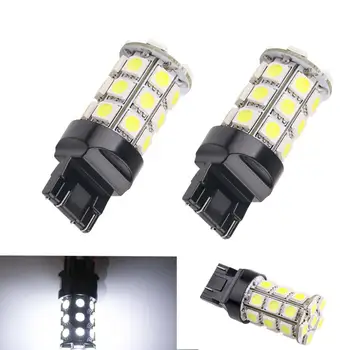 

2PCS/Lot W21/5W 7443 7440 T20 27SMD 5050 Super Bright LED Bulb Car Bulbs Source Turn Singal Rear Brake Backup Parking Stop Light