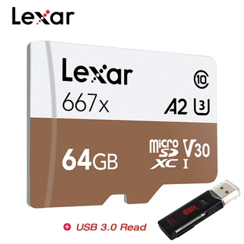 Lexar Professional 667x Memory Card 512gb A2 TF Class10 UHS-I U3 Micro SD Card 64gb 128gb A2 for smartPhone action camera
Lexar Professional 667x Memory Card 512gb A2 TF Class10 UHS-I U3 Micro SD Card 64gb 128gb A2 for smartPhone action camera