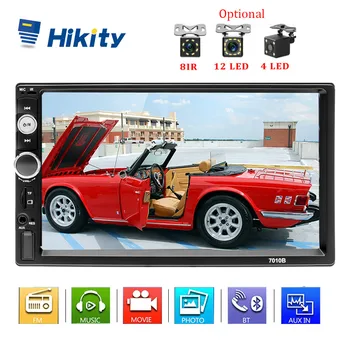 Hikity Car Radio HD 7" Touch Screen Stereo 2din Tape Recorder Bluetooth FM ISO Power SD USB Aux Input MP5 Player Support Camera
Hikity Car Radio HD 7" Touch Screen Stereo 2din Tape Recorder Bluetooth FM ISO Power SD USB Aux Input MP5 Player Support Camera