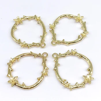 Alloy Water drops Pendant for Earring Making 31*24MM 4pcs/lot Alloy Gold Plated Flower charm Beadwork Craft Charm Hollow Metal 
Alloy Water drops Pendant for Earring Making 31*24MM 4pcs/lot Alloy Gold Plated Flower charm Beadwork Craft Charm Hollow Metal