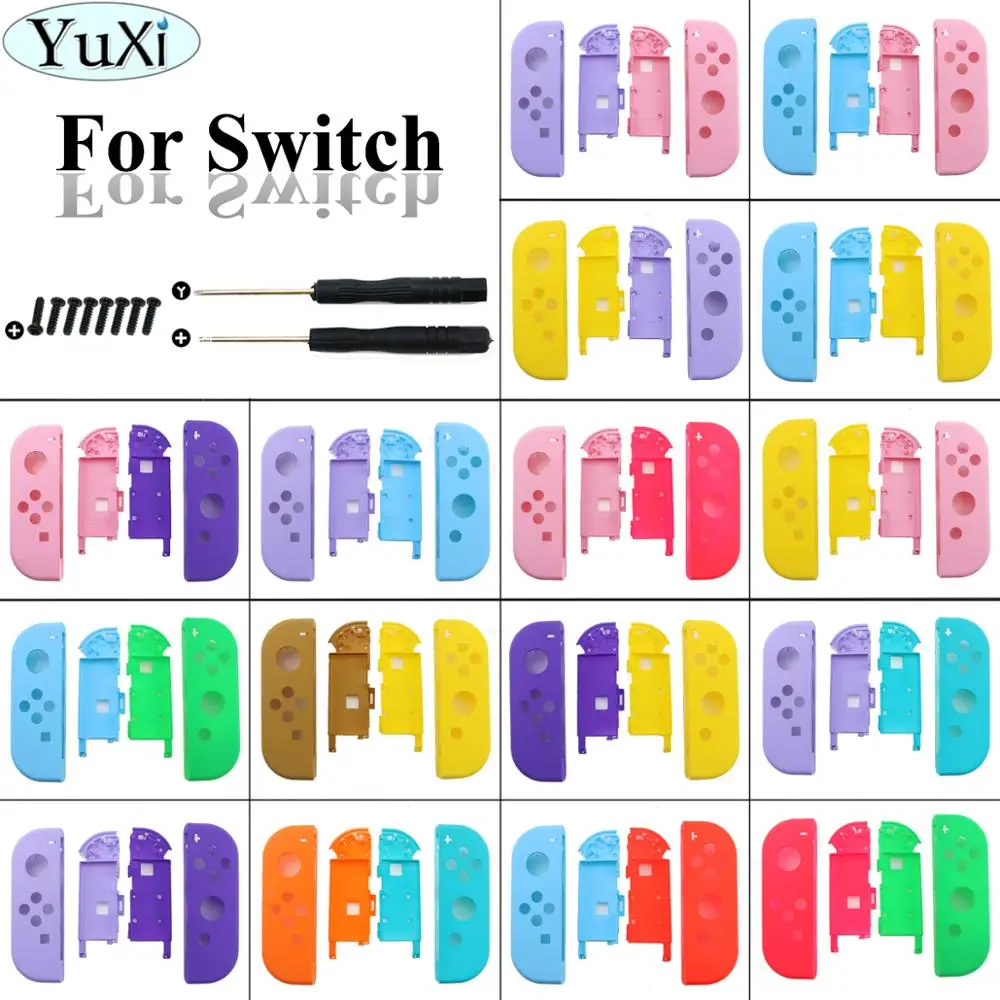 YuXi For Nintend Switch NS Joy Con Replacement Housing Shell Cover for NX for JoyCons Controller Case and Screwdriver Screws
YuXi For Nintend Switch NS Joy Con Replacement Housing Shell Cover for NX for JoyCons Controller Case and Screwdriver Screws
