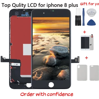 AAA+++ New LCD for iPhone 8 plus display Touch screen digitizer Assembly for iPhone 8P screen no dead pixel ips screen with Tool
AAA+++ New LCD for iPhone 8 plus display Touch screen digitizer Assembly for iPhone 8P screen no dead pixel ips screen with Tool