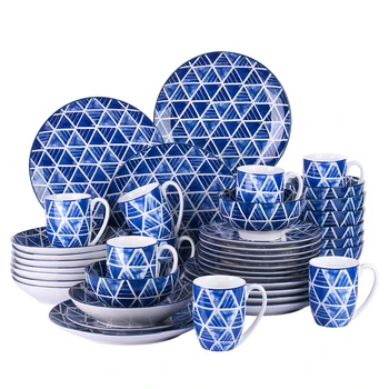 Vancasso SASAKI 20/40-Piece Japanese Style Porcelain Dinnerware Set with Dinner Plate,Soup Plate,Dessert Plate,Bowl,Mug Set
Vancasso SASAKI 20/40-Piece Japanese Style Porcelain Dinnerware Set with Dinner Plate,Soup Plate,Dessert Plate,Bowl,Mug Set