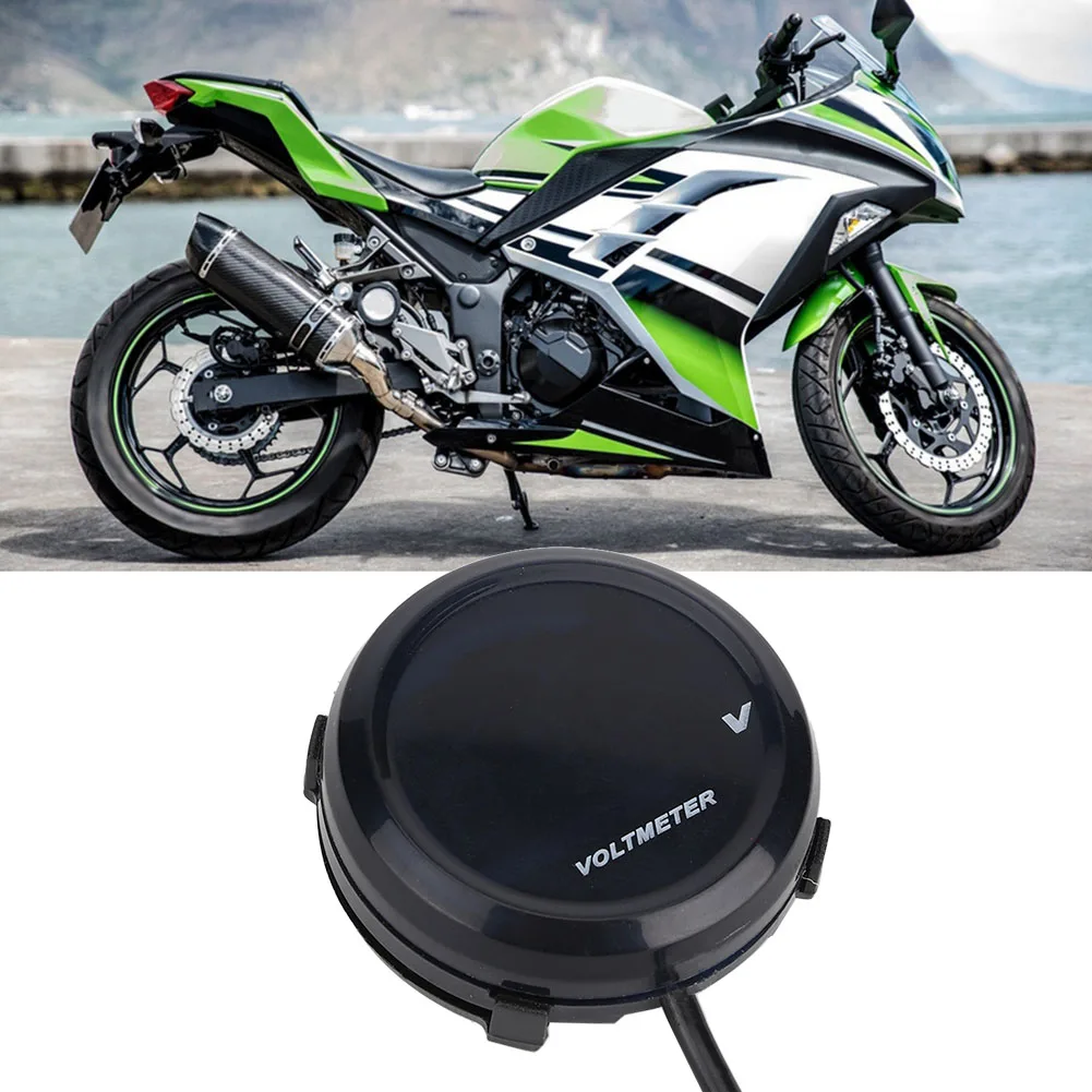 Waterproof Voltmeter Motorcycle LED Digital Voltage Meter Tester Monitor Display Voltmeters Round 12V With Fixed Base And Strap
Waterproof Voltmeter Motorcycle LED Digital Voltage Meter Tester Monitor Display Voltmeters Round 12V With Fixed Base And Strap