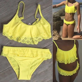Girls Bikini Swimsuit Set 2020 Ruffle Design Girls 2-Pieces Flounce Biquini Swimwear Suits Kids Girls Beach Sport Swim Bikini
Girls Bikini Swimsuit Set 2020 Ruffle Design Girls 2-Pieces Flounce Biquini Swimwear Suits Kids Girls Beach Sport Swim Bikini