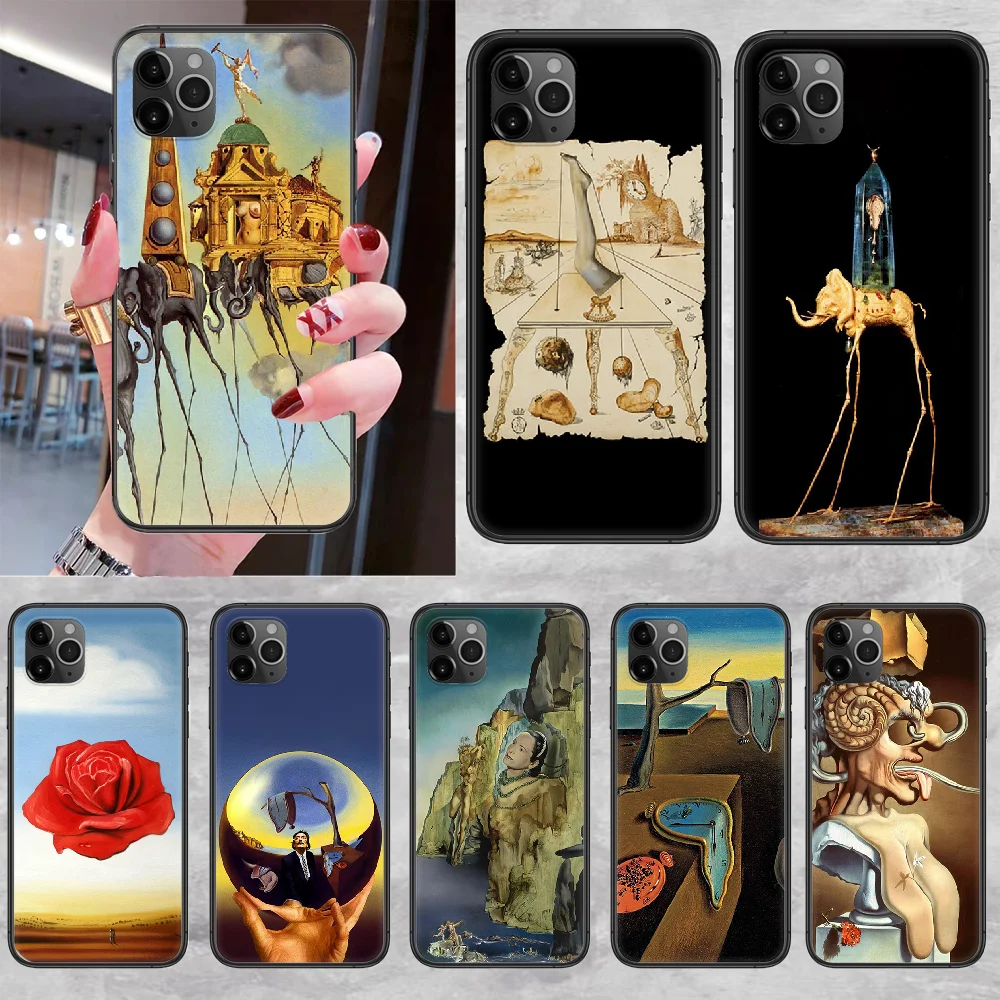 Чехол для телефона с рисунком Сальвадора Дали чехол iphone 5 5s se 2 6 6s 7 8 12 mini plus X XS XR 11 PRO