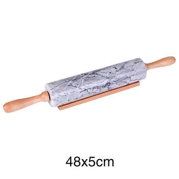 Baking Rolling Pin Polished Marble Dough Roller Home Portable Kitchen With Handle Accessories Manual Pastry Tool Cake Non Stick
Baking Rolling Pin Polished Marble Dough Roller Home Portable Kitchen With Handle Accessories Manual Pastry Tool Cake Non Stick
