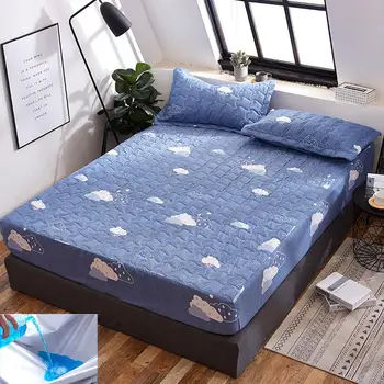 53 Waterproof Quilted Mattress Protector Pad Fitted Sheet Separated Water Bed Linens with Elastic
53 Waterproof Quilted Mattress Protector Pad Fitted Sheet Separated Water Bed Linens with Elastic