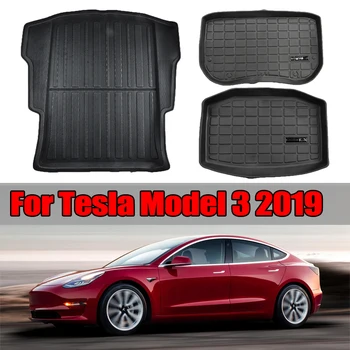 For Tesla Model 3 2019 TPE Material Before Front Rear Cargo Tray Trunk Floor Mat Black Rubber Waterproof Mats Auto Accessories
For Tesla Model 3 2019 TPE Material Before Front Rear Cargo Tray Trunk Floor Mat Black Rubber Waterproof Mats Auto Accessories