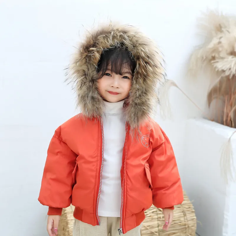 2019 Winter Boys Girls Down Jackets Hooded Outerwear Children Warm Thick Jacket Kids Clothes Outerwear Boy Girl Coats Ski Jacket (10)