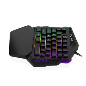 One-handed Gaming Keyboard Mechanical Ergonomic Mini Game Keypad 35Keys LED Backlit Portable
One-handed Gaming Keyboard Mechanical Ergonomic Mini Game Keypad 35Keys LED Backlit Portable