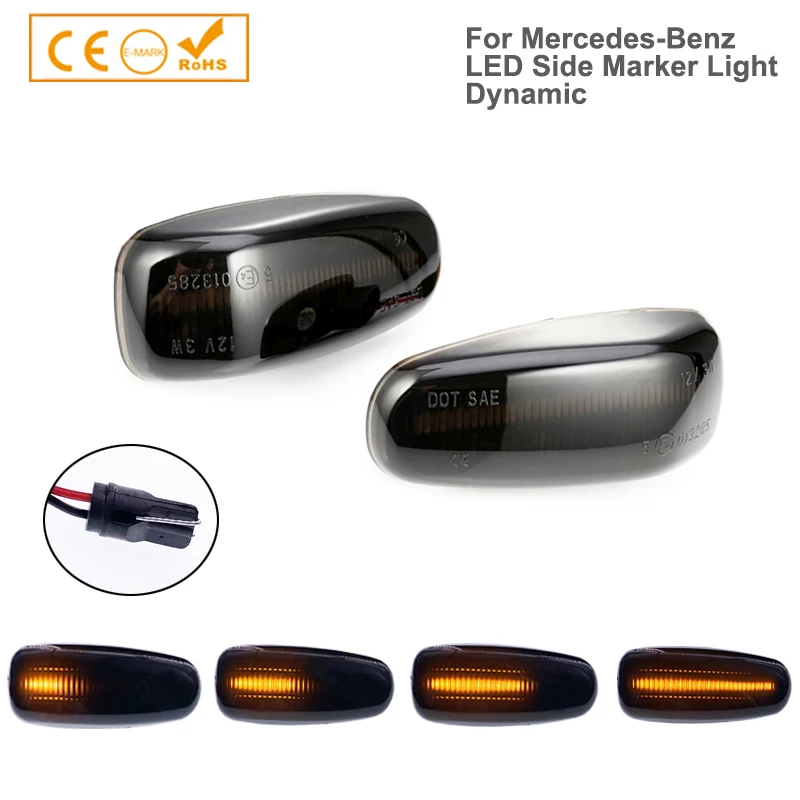 2 x Led Dynamic Side Marker Turn Signal Light Sequential Blinker Light For Mercedes BENZ W210 W202 W208 R170 Vito W638
2 x Led Dynamic Side Marker Turn Signal Light Sequential Blinker Light For Mercedes BENZ W210 W202 W208 R170 Vito W638