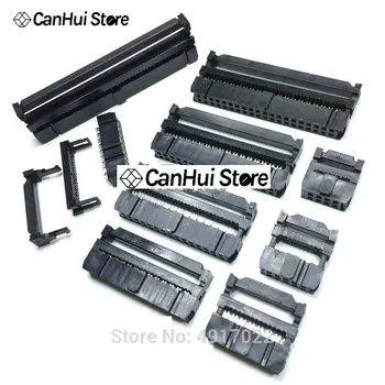 

10set FC-6P FC-8P FC-10P FC-14P FC-16P To FC-40P IDC Socket 2x5 Pin Dual Row Pitch 2.54mm IDC Connector 10-pin cable socket Hot