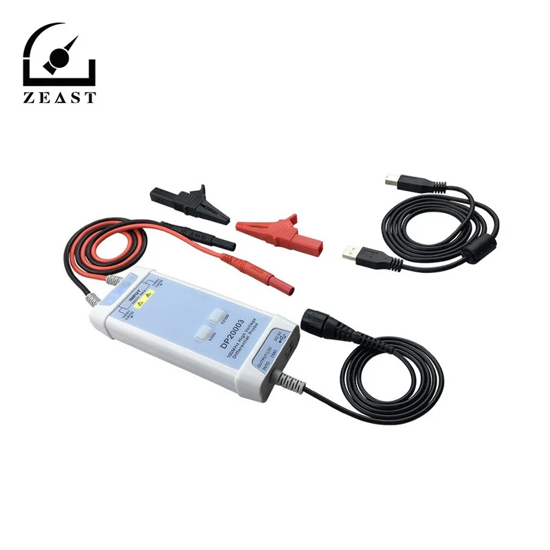 ZEAST Oscilloscope 5600V 100MHz High Voltage Differential Probe DP20003 Kit 3.5ns Rise Time 200X / 2000X Attenuation Rate
ZEAST Oscilloscope 5600V 100MHz High Voltage Differential Probe DP20003 Kit 3.5ns Rise Time 200X / 2000X Attenuation Rate