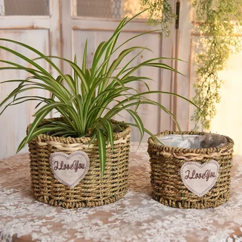 Simple Rattan Large Storage Flower Basket Straw Hand Succulent Green Rhododendron Flowerpot Home Decoration Woven Storage Frame
Simple Rattan Large Storage Flower Basket Straw Hand Succulent Green Rhododendron Flowerpot Home Decoration Woven Storage Frame