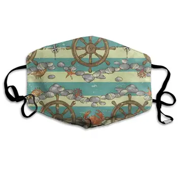 Face Mask Vintage Nautical Compass Starfish Seashell Striped Custom Personalized Cycling Half Face Earloop Face Mask for Boys
Face Mask Vintage Nautical Compass Starfish Seashell Striped Custom Personalized Cycling Half Face Earloop Face Mask for Boys