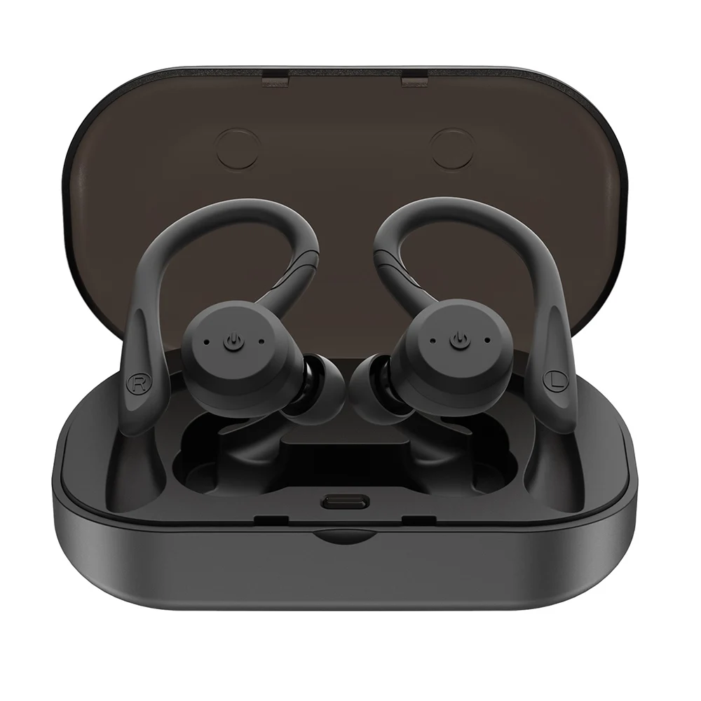 Waterproof IPX7 TWS Earbuds Wireless Headset w/Charge Box Mic Twins Stereo Bluetooth 5.0 Earphone with Ear-hook Noise Reduction
Waterproof IPX7 TWS Earbuds Wireless Headset w/Charge Box Mic Twins Stereo Bluetooth 5.0 Earphone with Ear-hook Noise Reduction