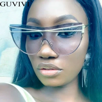 Rimless Oversized Sunglasses Women 2020 Cat Eye Sunglasses Men Gradient Fashion Stempunk Sunglasses Goggle Eyewear UV400
Rimless Oversized Sunglasses Women 2020 Cat Eye Sunglasses Men Gradient Fashion Stempunk Sunglasses Goggle Eyewear UV400