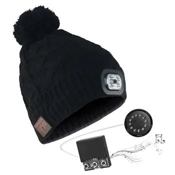 V5.0 Wireless Headset Cap Knit Cap With LED Lights Outdoor Running Cap Ultra-long Exposure Mountaineering Cap
V5.0 Wireless Headset Cap Knit Cap With LED Lights Outdoor Running Cap Ultra-long Exposure Mountaineering Cap