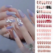 Bow Fake Nails Acrylic Nail Tips French Coffin Bow Flowers False Nails Love Heart Full Cover Nail Extension Press On Nail Black
Bow Fake Nails Acrylic Nail Tips French Coffin Bow Flowers False Nails Love Heart Full Cover Nail Extension Press On Nail Black