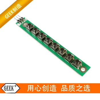 AD Keyboard Module ADC Single Line 8-bit Key Module Button Switch Analog Electronic Building Block
AD Keyboard Module ADC Single Line 8-bit Key Module Button Switch Analog Electronic Building Block