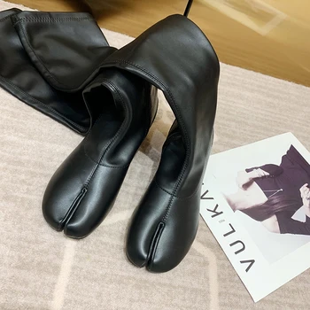 2019 Autumn Winter Women Sock Over The Knee Boots PU Leather Clip Toe Knee High Boots Low Heeled Stretch Boots Woman Dress Boots
2019 Autumn Winter Women Sock Over The Knee Boots PU Leather Clip Toe Knee High Boots Low Heeled Stretch Boots Woman Dress Boots