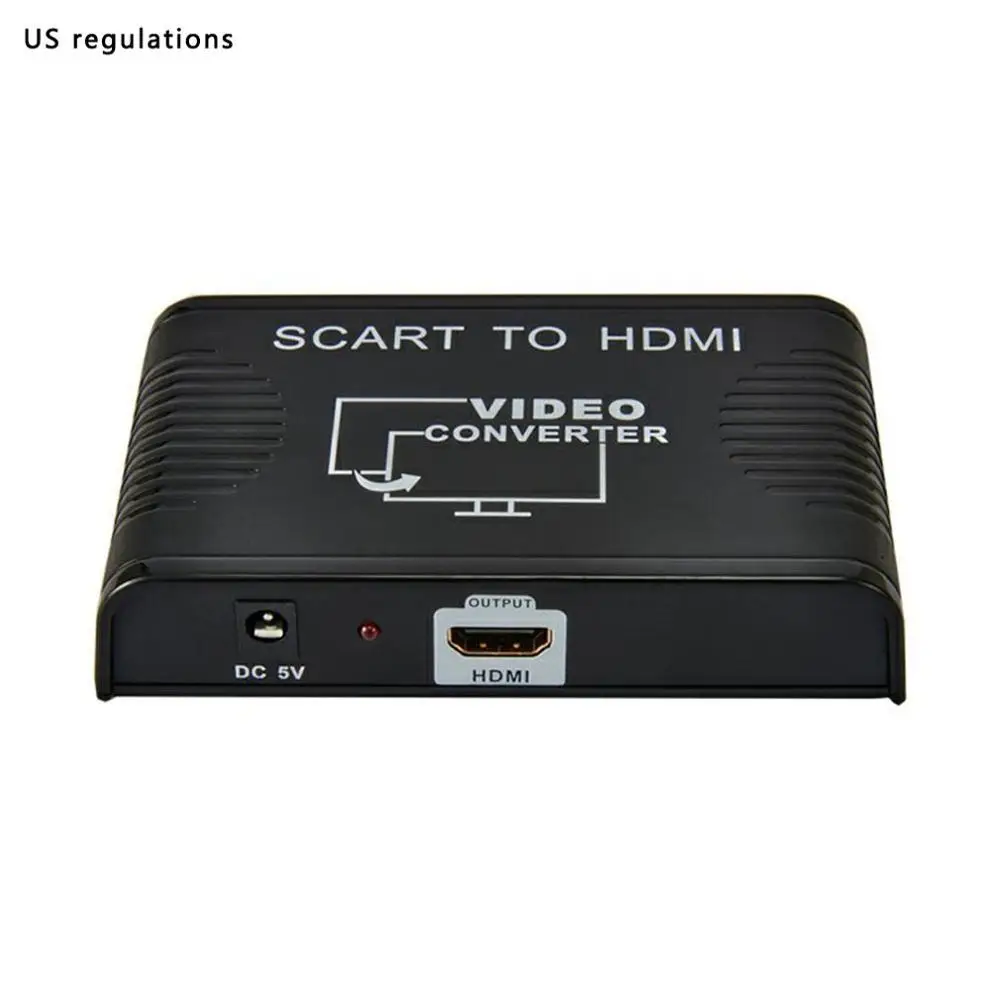 T-620A Scart To HDMI Converter Video Converter Video Adapter HD Receiver for HD TV DVD EU/US/UK/AU Power Plug Adapter
T-620A Scart To HDMI Converter Video Converter Video Adapter HD Receiver for HD TV DVD EU/US/UK/AU Power Plug Adapter