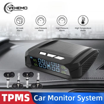 TPMS Car Tire Pressure Monitoring System Internal External Sensor Solar TMPS Control Wheels Wireless Tyre Pressure Sensor Alarm
TPMS Car Tire Pressure Monitoring System Internal External Sensor Solar TMPS Control Wheels Wireless Tyre Pressure Sensor Alarm