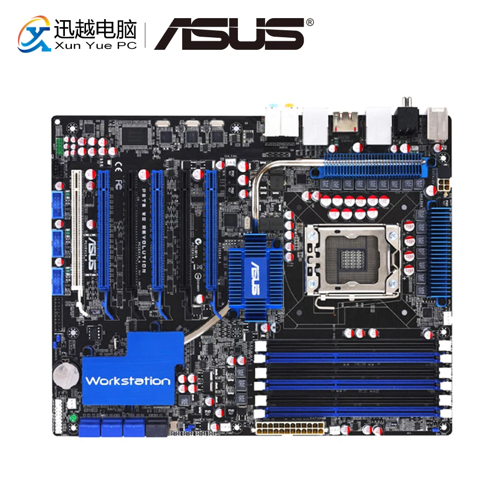 Asus P6T6 WS Revolutio Desktop Motherboard X58 Socket LGA 1366 For Core i7 Duo DDR3 24G SATA2 USB2.0 ATX Original Used Mainboard
Asus P6T6 WS Revolutio Desktop Motherboard X58 Socket LGA 1366 For Core i7 Duo DDR3 24G SATA2 USB2.0 ATX Original Used Mainboard