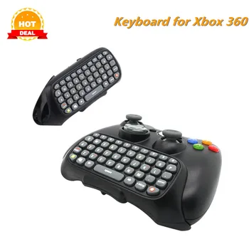 

Wireless Controller Text Messenger Keyboard QWERTY Chatpad Keypad for Xbox 360 Game Controller Black With retail packaging