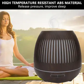 400ml Air Humidifier Essential Oil Diffuser Wood Grain Aromatherapy diffusers Aroma purifier MistMaker LED light for Home
400ml Air Humidifier Essential Oil Diffuser Wood Grain Aromatherapy diffusers Aroma purifier MistMaker LED light for Home
