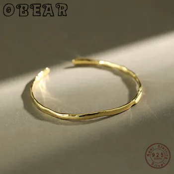 OBEAR 925 Sterling Silver INS Simple Irregular Concave Smooth Bangle Bracelet Open Bangles For Women High-Quality Jewelry Gifts
OBEAR 925 Sterling Silver INS Simple Irregular Concave Smooth Bangle Bracelet Open Bangles For Women High-Quality Jewelry Gifts